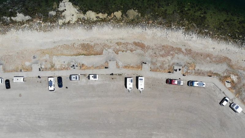 Bursa'da, deniz manzarası eşliğinde bedava tatil yapıyorlar