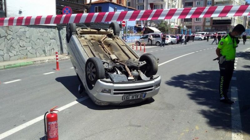 Bursa'da trafik kazası: 2 yaralı