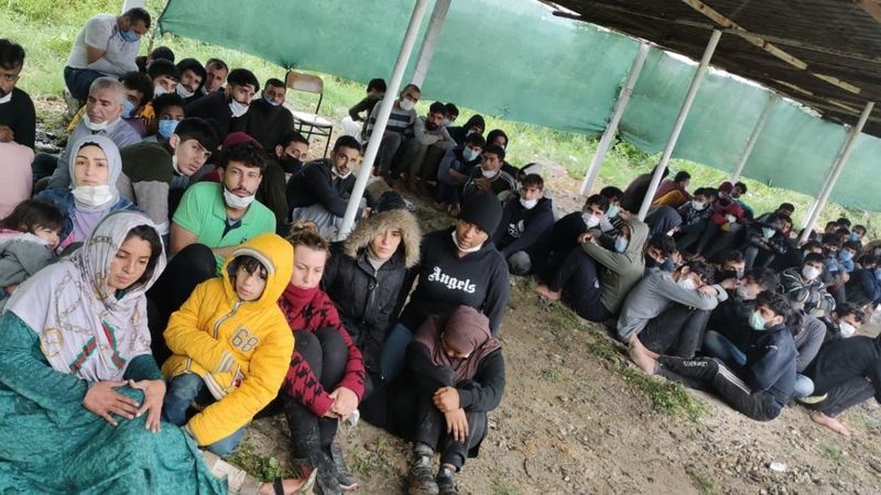 Meriç Nehri üzerinde mahsur bırakılan göçmenler kurtarıldı