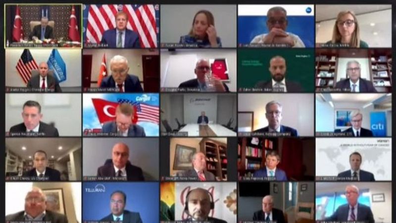 Cumhurbaşkanı Erdoğan, ABD'li yatırımcılarla görüştü