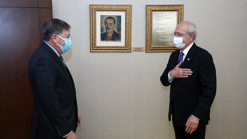 Kemal Kılıçdaroğlu, ABD'nin Türkiye Büyükelçisi ile görüştü