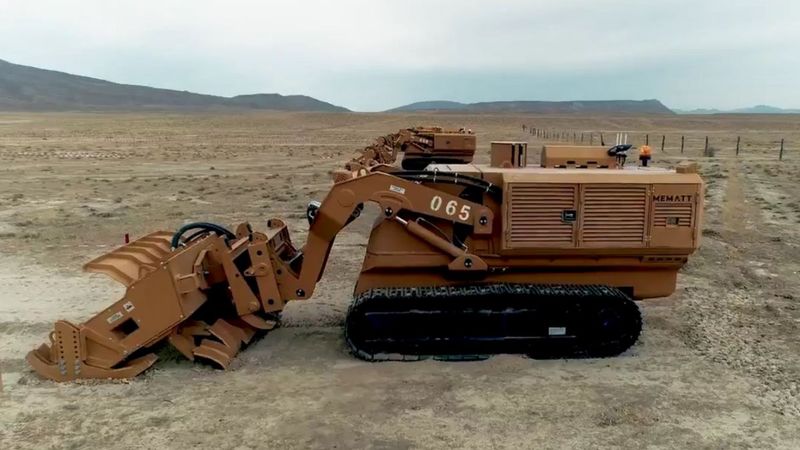 Azerbaycan'a Mekanik Mayın Temizleme Teçhizatları teslim edildi