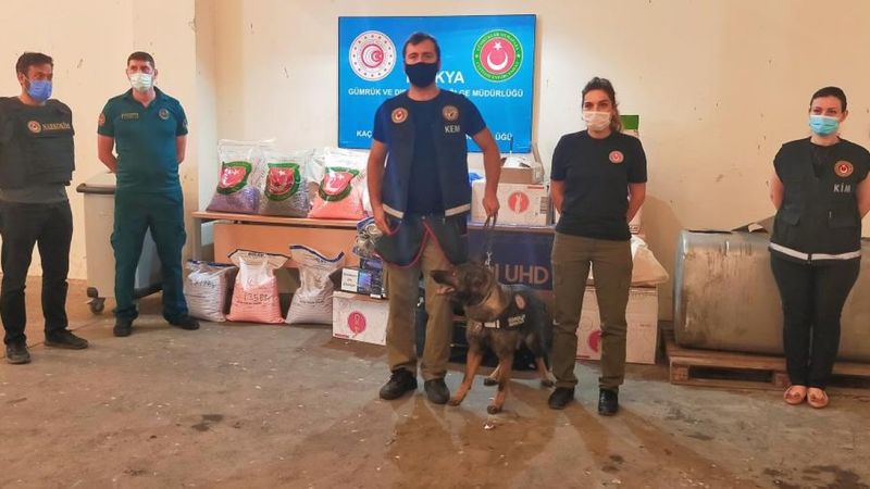 Kapıkule Sınır Kapısı'nda 526 bin uyuşturucu hap ele geçirildi