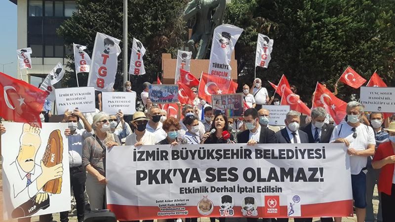 İzmir Büyükşehir Belediyesi, PKK destekçisini konuşmacı olarak çağırdı