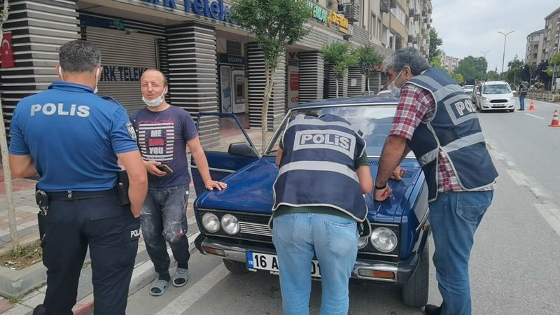 Bursa'da izin belgesi alan çiftçi, şehir turu yaparken yakalandı