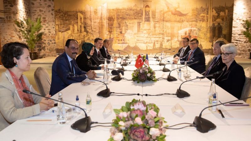 İbrahim Kalın, ABD Dışişleri Bakan Yardımcısı Sherman ile görüştü