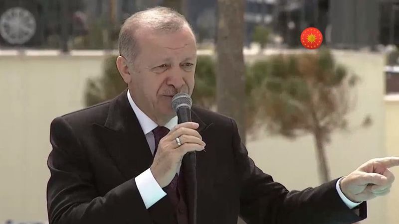 Cumhurbaşkanı Erdoğan, Zonguldak'ta Ziya Gökalp'in şiirini okudu