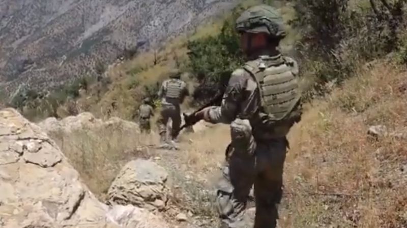 Irak'ın kuzeyinde 5 terörist öldürüldü