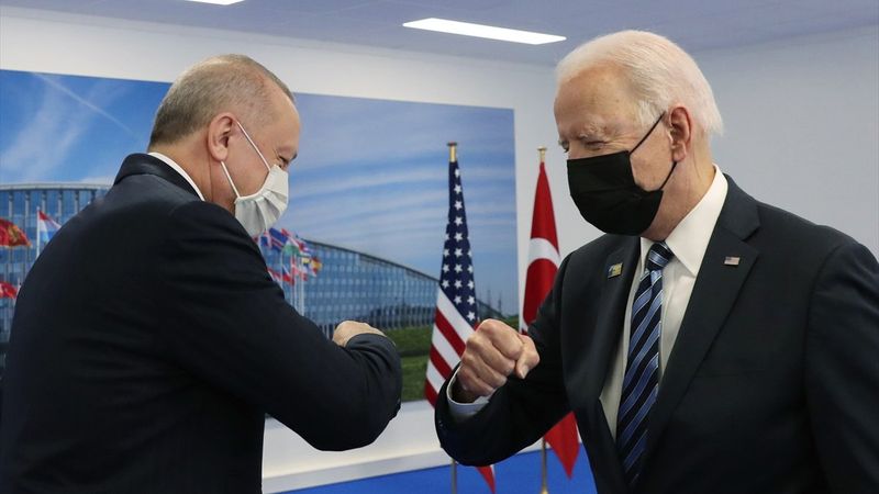 Cumhurbaşkanı Erdoğan ile Joe Biden görüşmesi