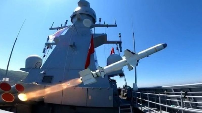 Mustafa Varank, Atmaca'nın vurduğu gemiyi paylaştı: Güçlü ve etkin