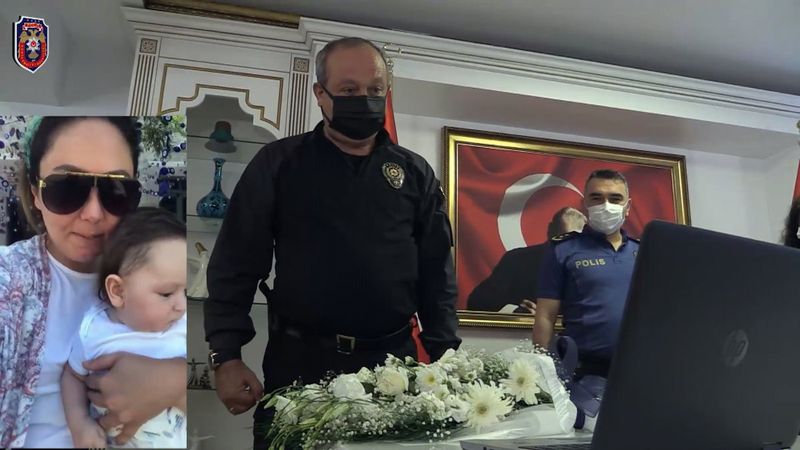 Konya'da kavgaya giden polislere Babalar Günü sürprizi