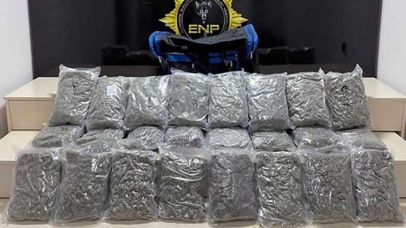 Hamzabeyli Sınır Kapısı'nda 12 kilo esrar ele geçirildi