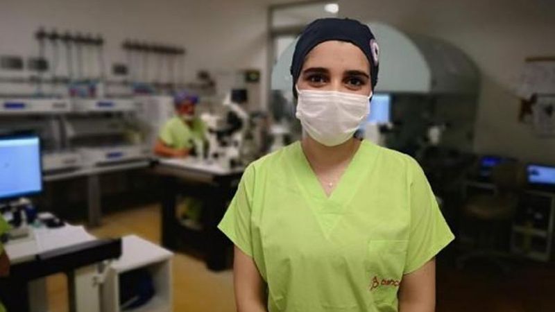 İstanbul'da 'tüp bebek' olarak doğduğu merkeze hemşire oldu