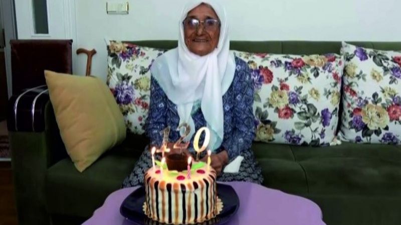 Amasya'da yaşayan Şeker nine, 119 yaşına girdi