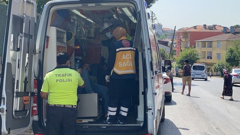 Ümraniye'de caddeyi savaş alanına çeviren kaza