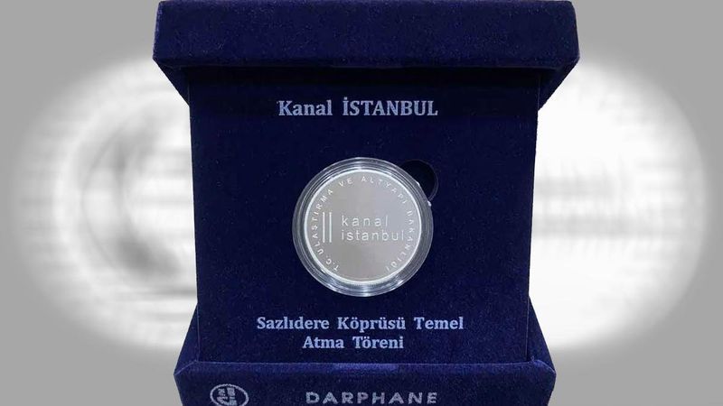 Kanal İstanbul gümüş hatıra parası çıktı! Kanal İstanbul hatıra parası nasıl alınır, ne kadar?