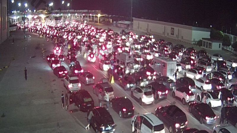 Kapıkule Sınır Kapısı’nda gurbetçi yoğunluğu