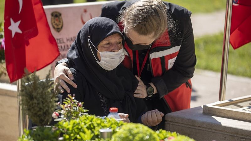 15 Temmuz Demokrasi Şehitliği ile Polis Şehitliği'nde anma programı
