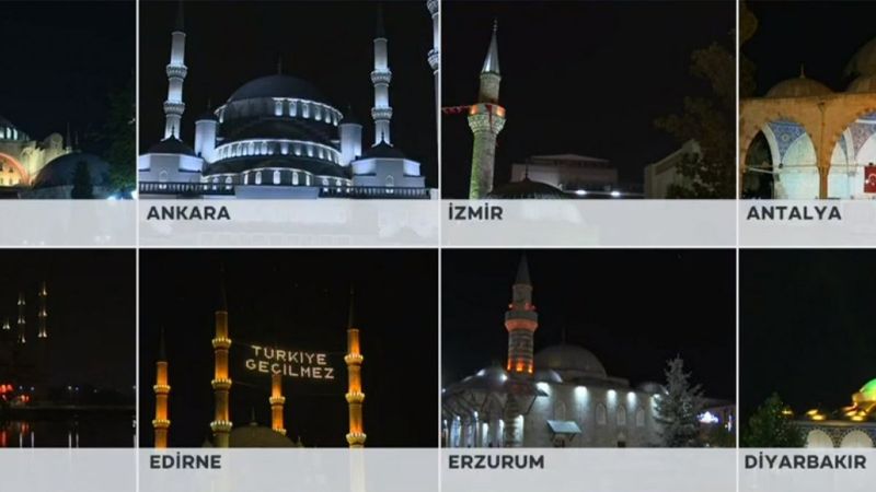 81 ilde camilerden sela sesleri yükseldi