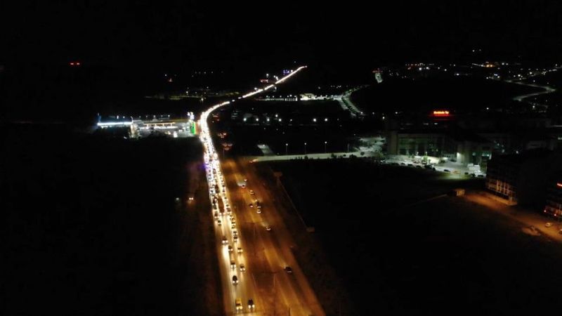 43 ilin geçiş güzergahında bayram trafiği