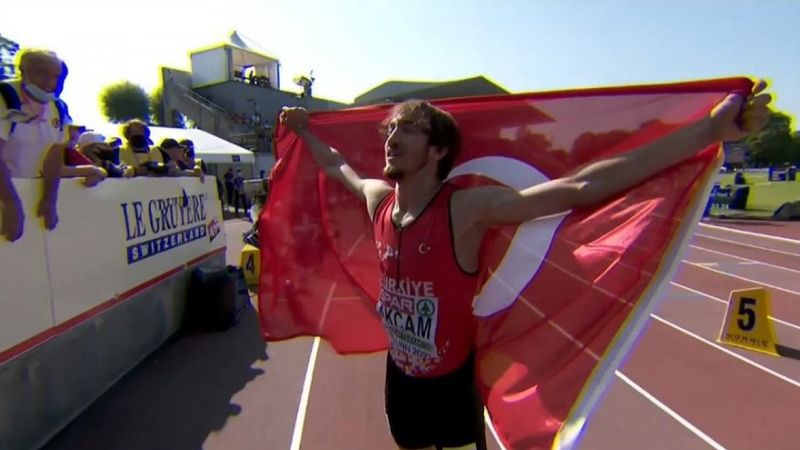 Milli atlet Berke Akçam, Avrupa şampiyonu oldu