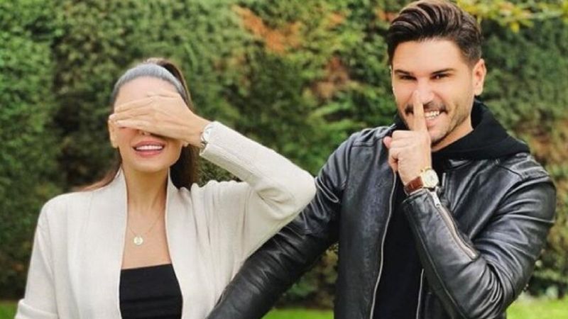 Almeda Abazi ve Tolgahan Sayışman çifti kızlarının yüzünü ilk kez gösterdi! İşte Alina Sayışman...