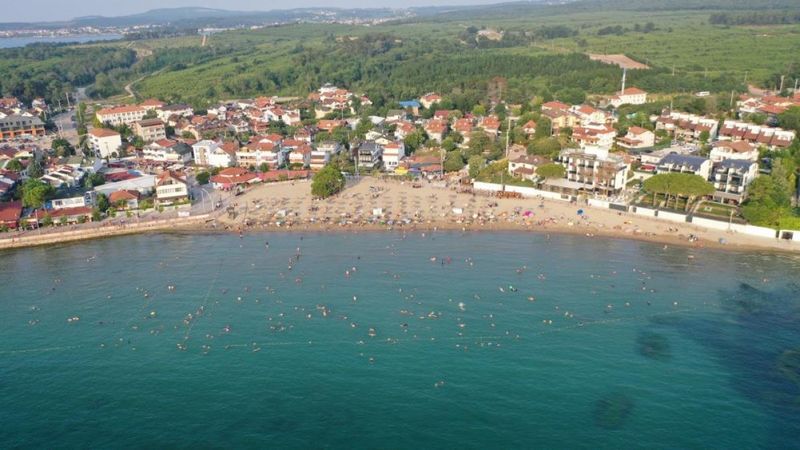 Kandıra sahillerinde bayram yoğunluğu