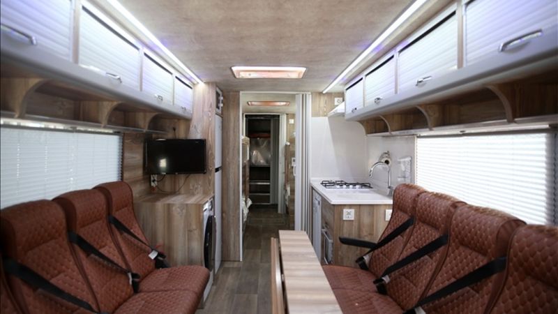 Doğal afet ekipleri için seyyar otel