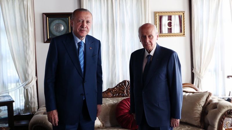 Cumhurbaşkanı Erdoğan'dan Devlet Bahçeli'ye ziyaret