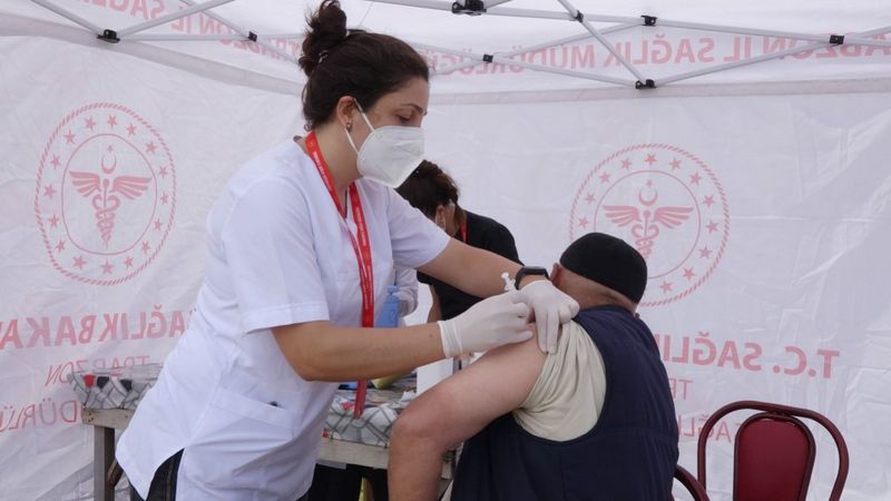 Doğu Karadeniz’de yaylada aşı çadırı kuruldu