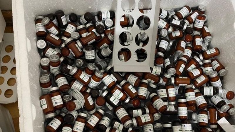 Üsküdar'da 1.5 milyon TL'lik sahte vitamin operasyonu