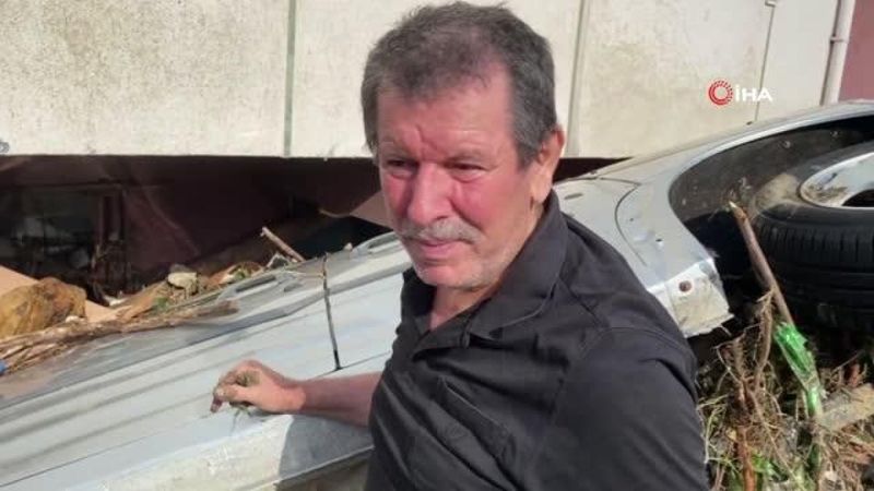 Kastamonu'da patronunun arabasını kurtardı, patronu sel sularına kapıldı