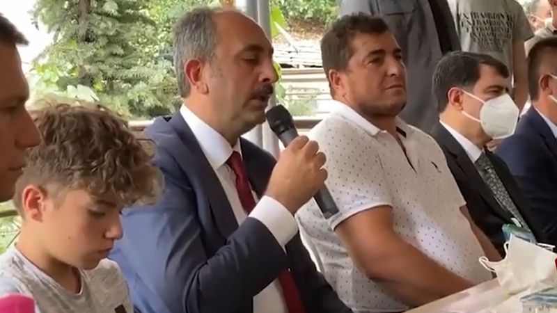 Abdulhamit Gül, Emirhan Yalçın için Kur'an-ı Kerim okudu