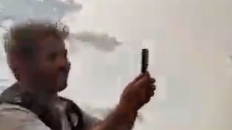 Ormancının TOMA sevinci: Cennetten mi düştünüz