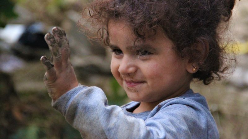 Bozkurt'ta çocuklar, sel felaketinden habersiz oyun oynadı