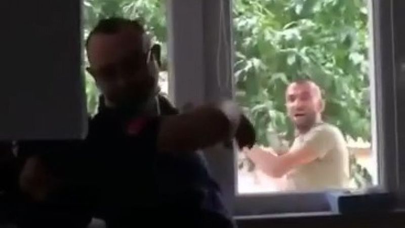 Amasya'da 112 istasyonuna sopalı saldırı