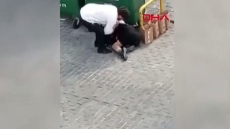 İstanbul Fatih'te kadına şiddet