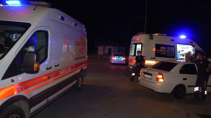 Kırıkkale'de, bulvarda dönen araca arkadan vurdu