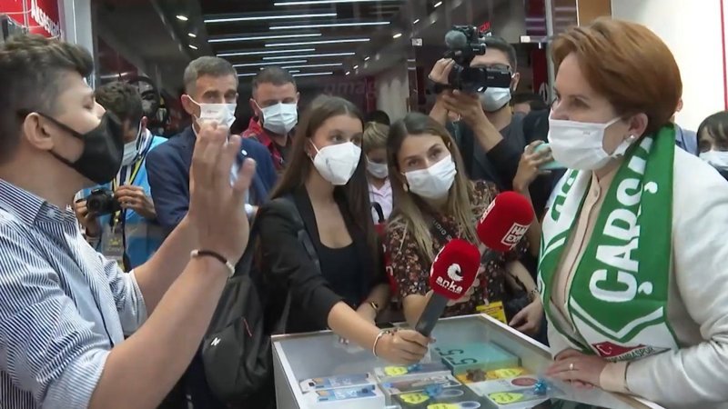 Samsun’da esnaftan Meral Akşener’e Netanyahu tepkisi