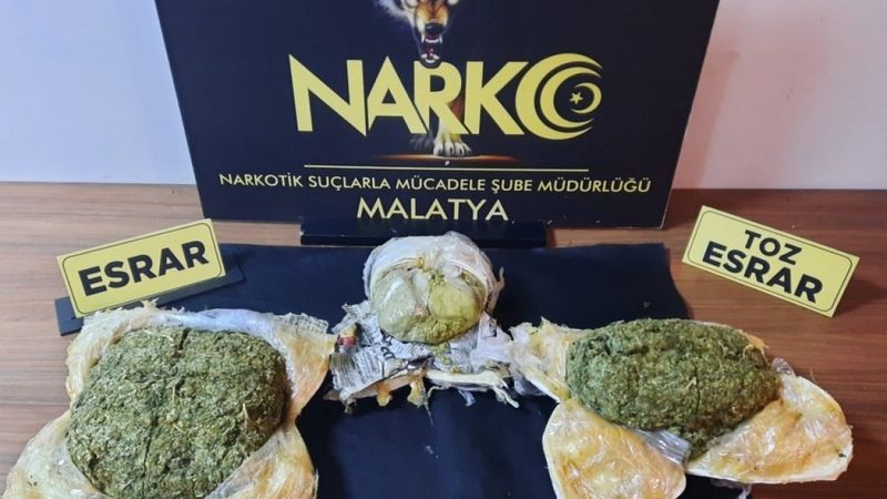 Malatya'da uyuşturucu operasyonu düzenlendi