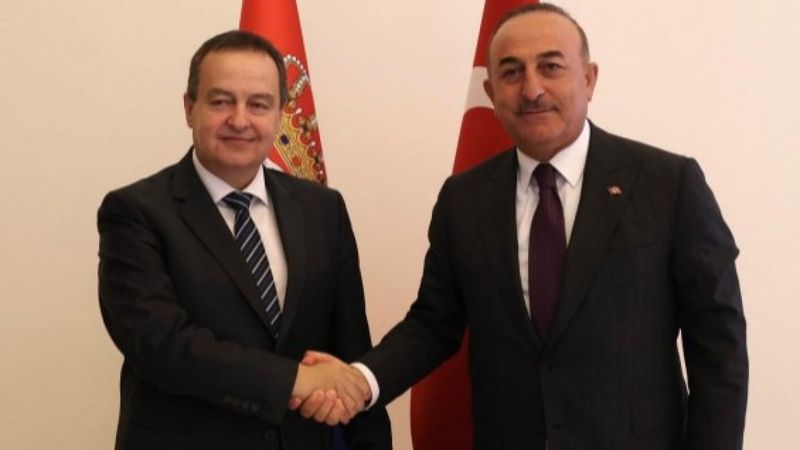 Mevlüt Çavuşoğlu, Sırbistan Ulusal Meclisi Başkanı Daçiç ile görüştü