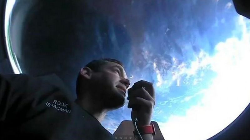 SpaceX'in 4 amatör astronotundan ilk görüntüler paylaşıldı