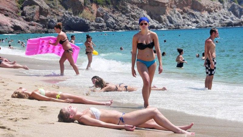 Turizmcilerin İngiliz turist sevinci