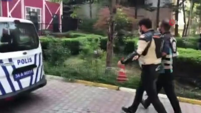 Maltepe'de makas atarak trafiği tehlikeye sokan sürücüye 627 TL ceza
