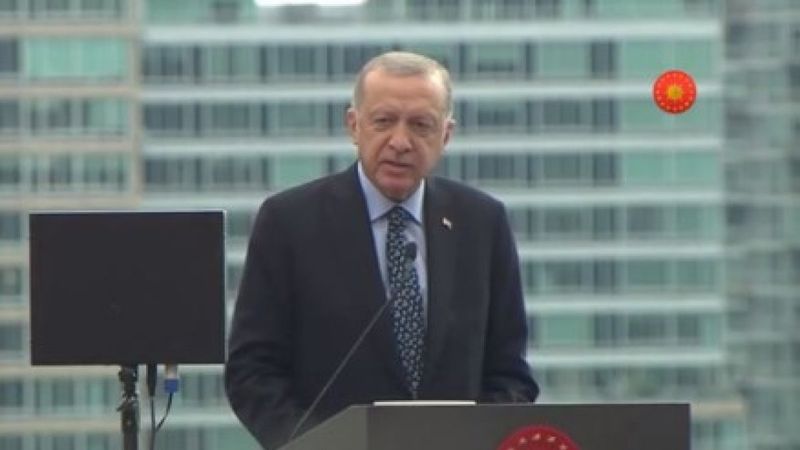 Cumhurbaşkanı Erdoğan, New York'ta Türkevi Binası'nın açılışı töreninde