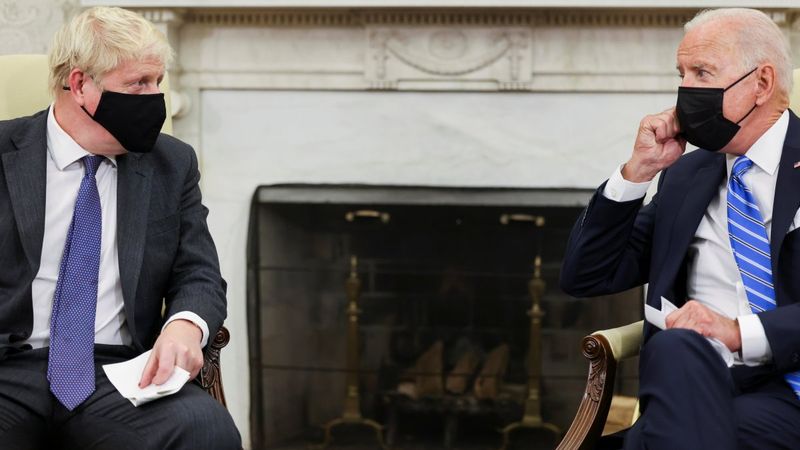 Boris Johnson ve Joe Biden bir araya geldi