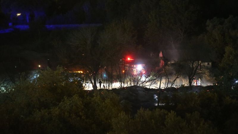 Bodrum'da çıkan yangın söndürüldü