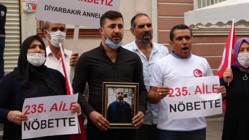 Diyarbakır'da evlat nöbetindeki aile sayısı 234 oldu