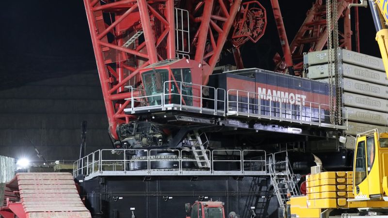 Akkuyu NGS'de dünyanın en güçlü inşaat vinçlerinden biri daha devreye