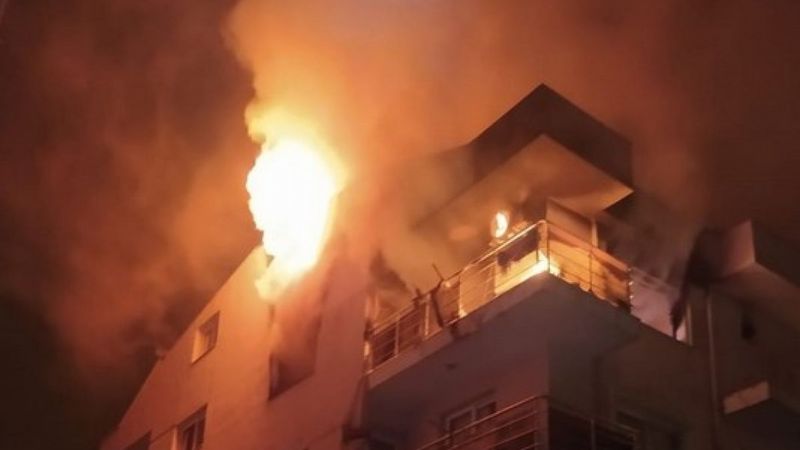 Aydın'da öfkeli koca evini ateşe verdi